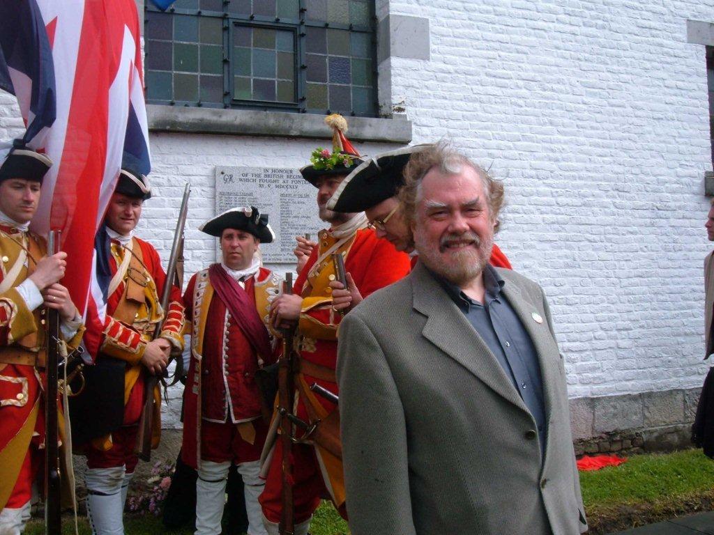 Peter Berresford Ellis at commemoration of Battle of Fontenoy