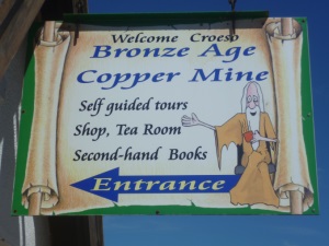 Sign at Entrance of Great Orme Ancient Mines