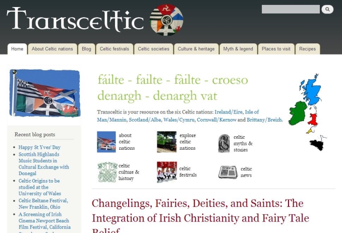 Current Transceltic website