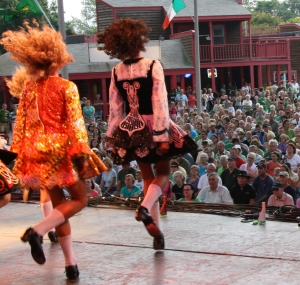 Irish dancers at the Milwaukee Irish Fest