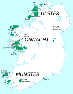 Map of Gaeltacht