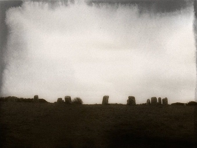 Merry Maidens stone circle on Halloween night