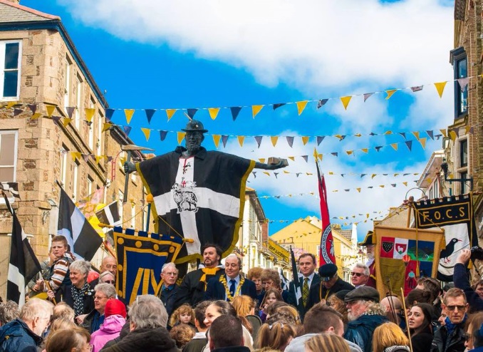 St Piran's Day 2015, Redruth