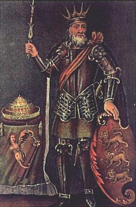 18th Century engraving depicting Brian Boru Brian Boru 18th century engraving