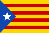 Catalonia pro-independence flag