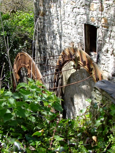 Disused Wheel at Kentraugh Mill