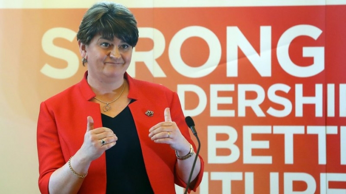 Arlene Foster image from RTE