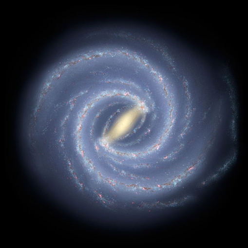Artist's impression of Milky Way from NASA