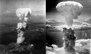 Atomic bombs on Japan image from wikipedia
