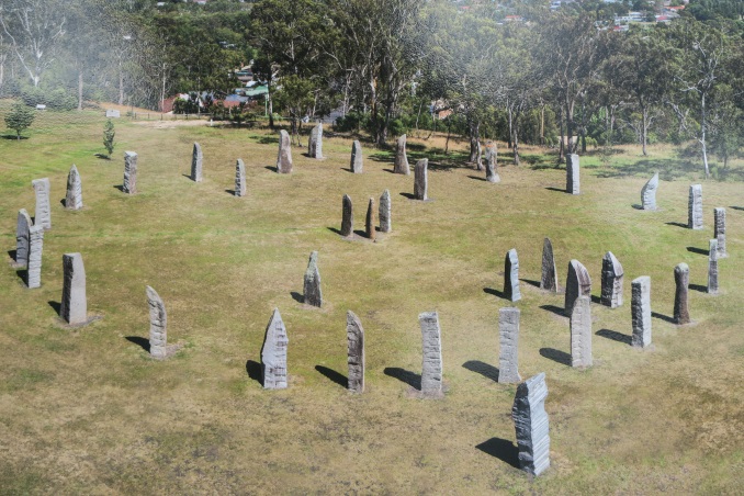 Australian Standing Stones at Glen Innes