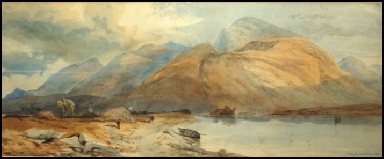 Ben Nevis and Inverlochy watercolour Thomas Miles Richardson (1784–1848)