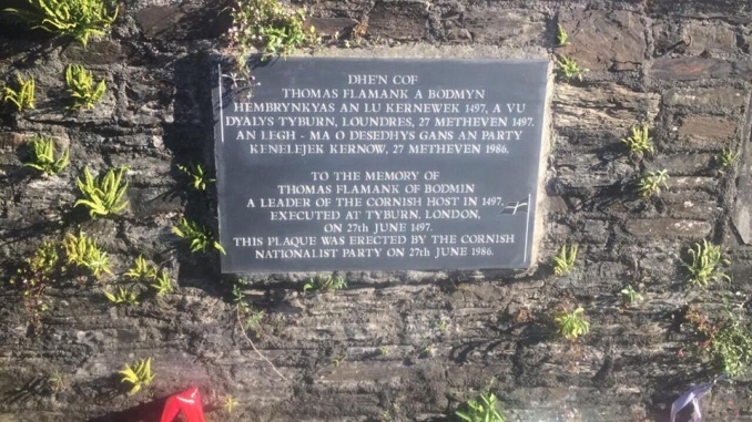 Bodmin Plaque