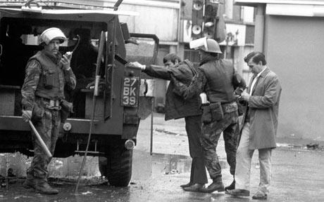 British troops in north of Ireland