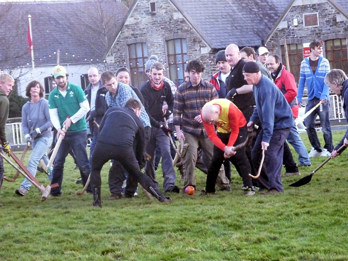 Focusing on the ball in the 2013 Cammag Match at St John's