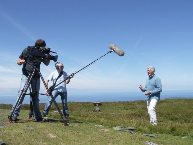 Charles Guard Filming On South Barrule