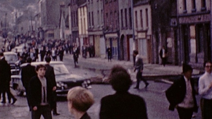 Civil Rights march Derry 1968. Image RTE