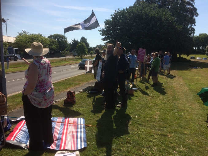 Cornwall Protesters 