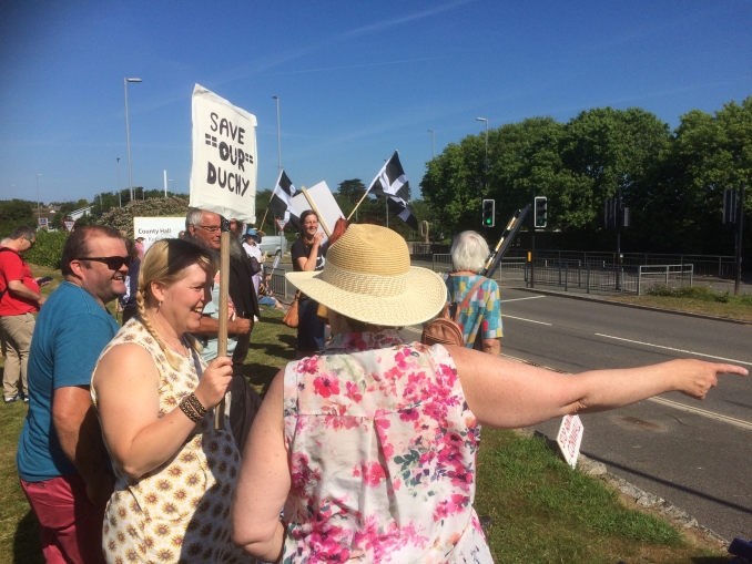 Cornwall Protesters 1