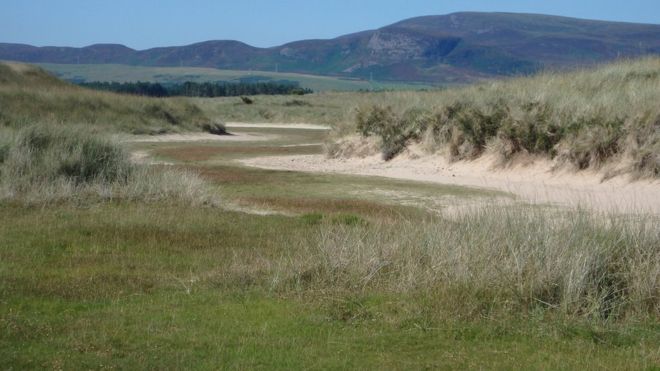 Coul Links image from Alison Searl/RSPB Scotland and BBC Scotland