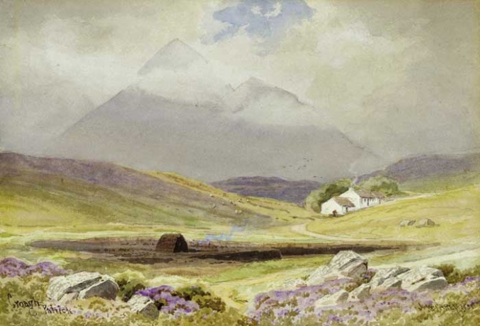 Image: Croagh Patrick by Joseph William Carey (1859-1937) 
