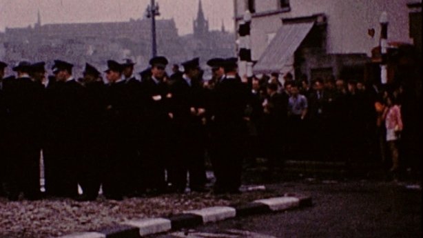 Derry Civil Rights march 1968. Pitcure RTE