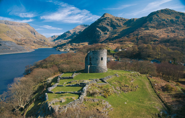 Dolbadarn Castle image from cadw