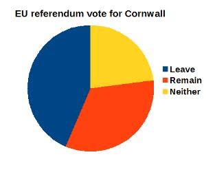 EU referendum vote for Cornwall