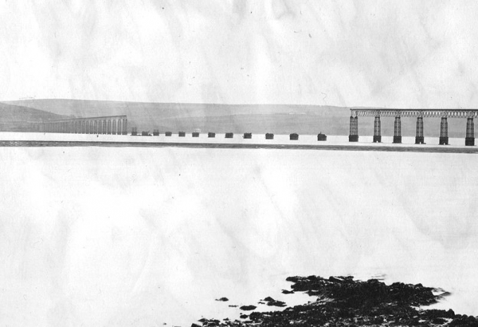 First Tay Bridge after its collapse
