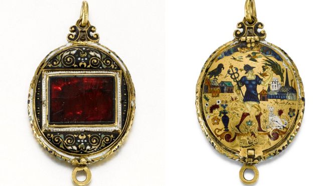 Front and back of Fettercairn Jewel picture Sotheby's