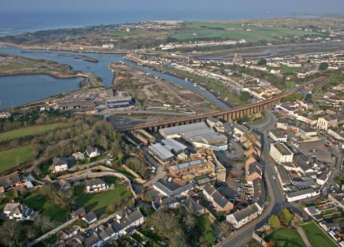 Hayle aerial view