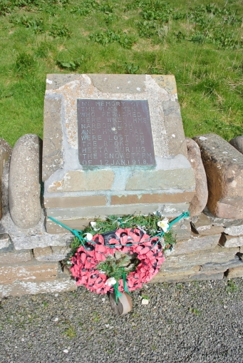 HMS Opal and HMS Narborough memorial - picture taken by Orkney Islands Council