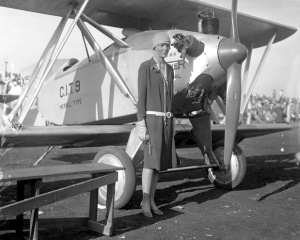 Amelia Earhart in Los Angeles, 1928