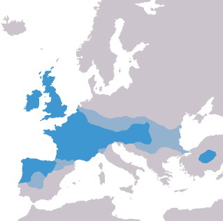 Extent of Celtic spread 2000 BC