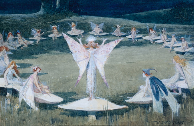 'A Fairy Ring’ by Walter Jenks Morgan, RBA, RBSA (1847-1924). Courtesy of The Leicester Gallery