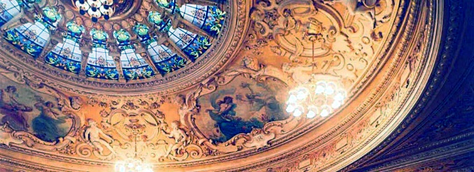 Gaiety Threate, Douglas, Isle of Man, ceiling