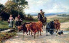 The handsome drover, 1904–1904 painting by Heywood Hardy ((25 November 1842 – 20 January 1933)
