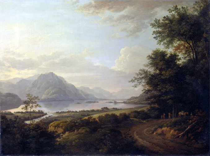 Loch Awe painting by Alexander Nasmyth (1758 - 1840)