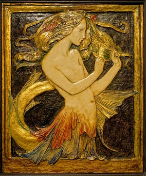 The Mermaid - by Robert Anning Bell. Exhibit in the Montreal Museum of Fine Arts - Montreal, Quebec, Canada.)
