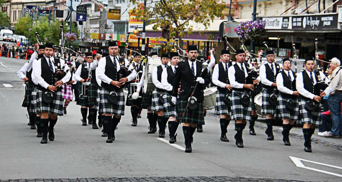 Scottish Society of New Zealand Marching Pipe Band