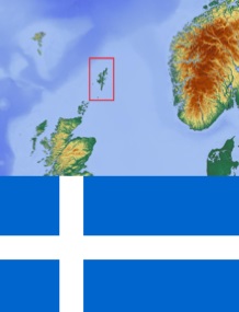 Map of Shetland