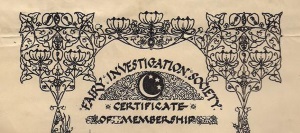 Membership Certificate for original FIS