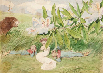 "In the shade", by Charles Altamont Doyle