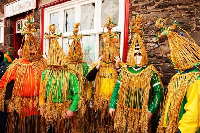 Wrenboys from Dingle in County Kerry, Ireland