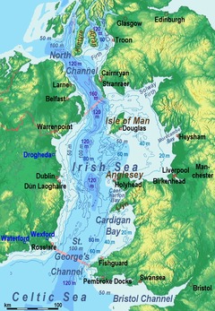 Irish Sea and Celtic Sea