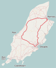 Isle of Man TT course map
