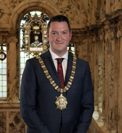 John Finucane Lord Mayor of Belfast