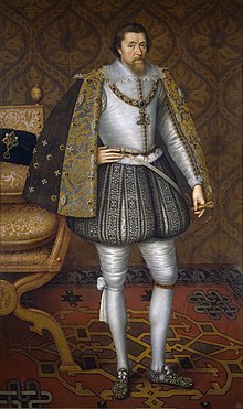 King James portrait attributed to John de Critz