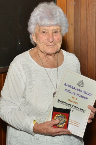 Margaret Sharpe with C Tu C Award