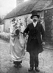 Mari Lwyd from Llangynwyd Glamorgan during the early 20th Century