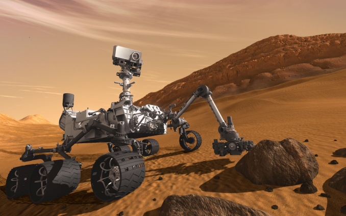 Mars rover Curiosity. Image from NASA